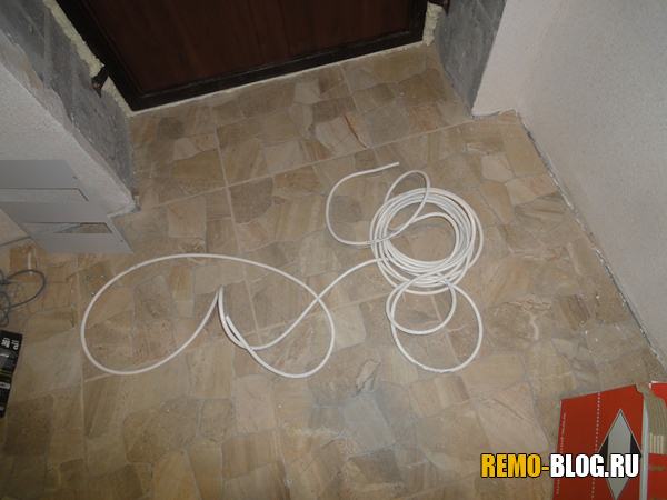 проводка кабеля